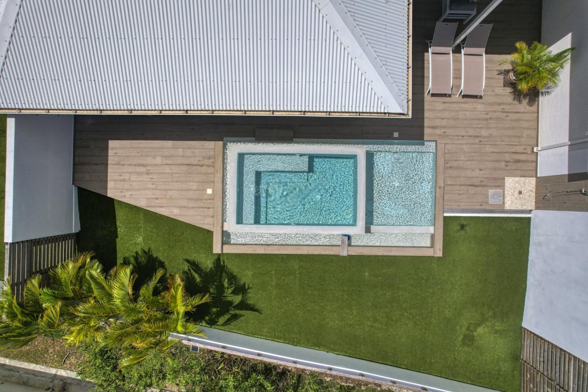 39.Location villa 2 chambres piscine vue mer Le Gosier Guadeloupe